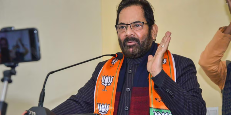 Naqvi Defends PM Modi After Youth Congress Protests at AI Summit